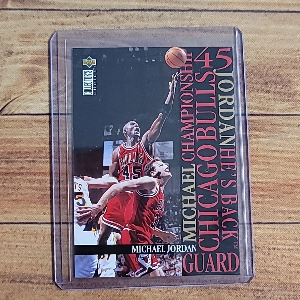 Upper Deck Collector's Choice Michael Jordan No 45 Chicago Bulls Guard Mint Card